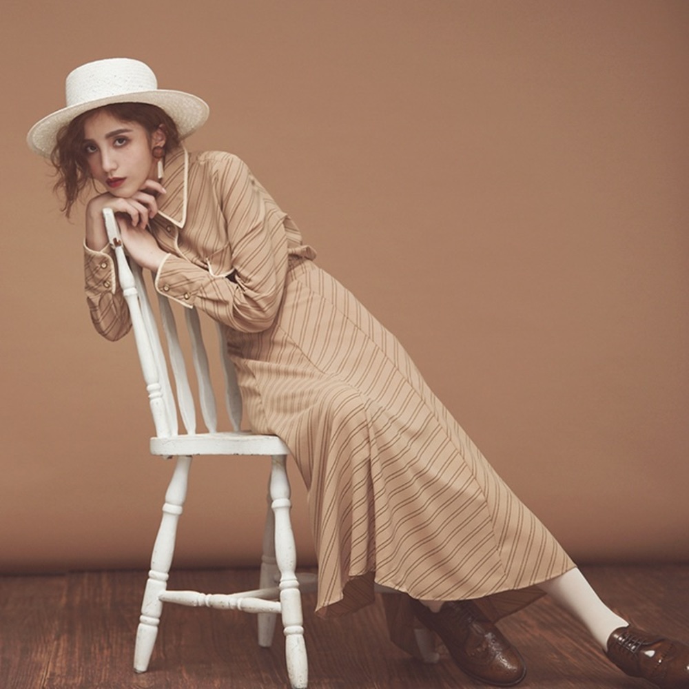 Vintage style shirt and skirt set